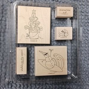 🔹️Stampin'Up! Shellebrate stamp set of 5